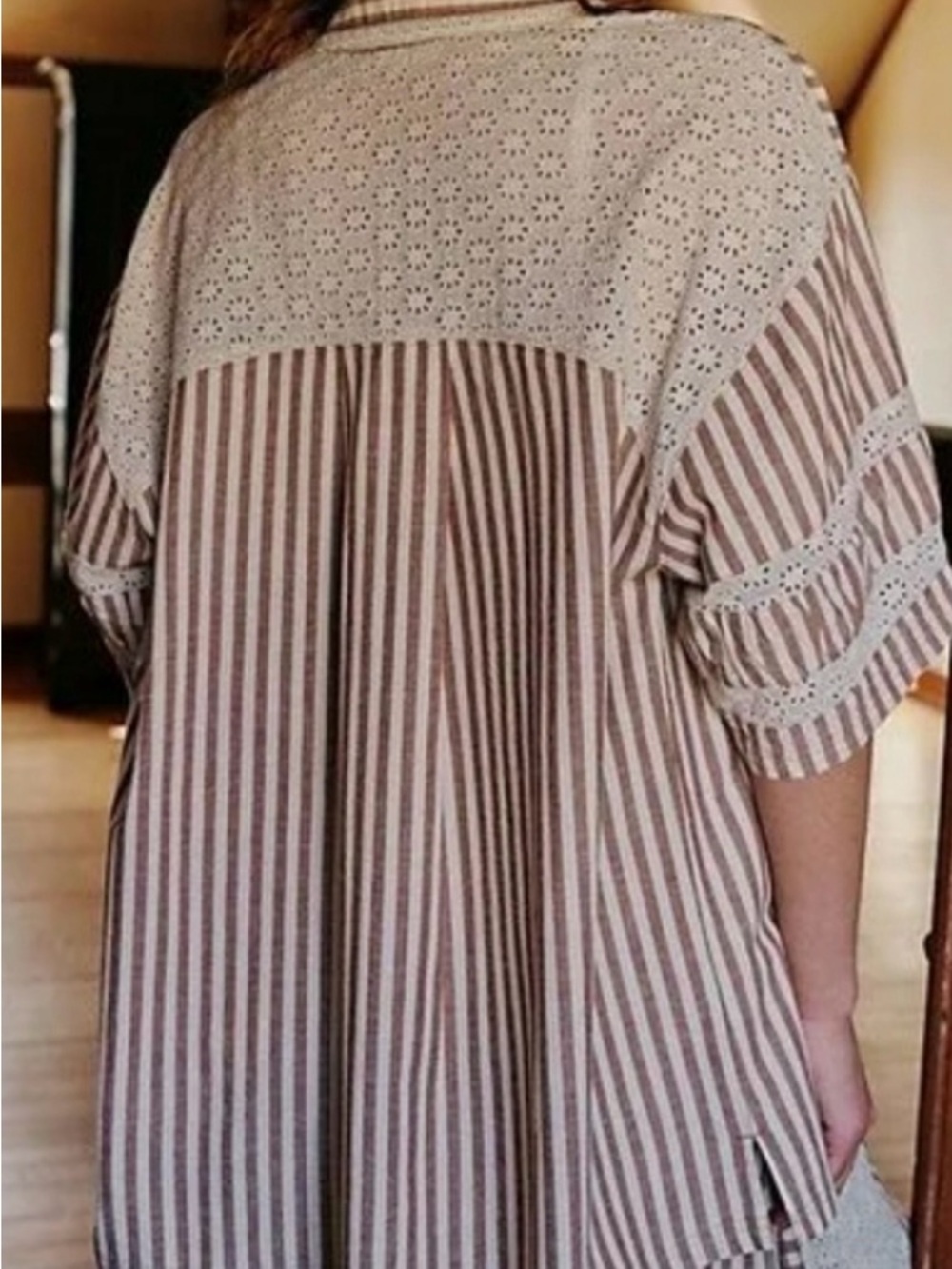 Free PeopleClear Skies Lounge Shirt Medium - Picture 3 of 10